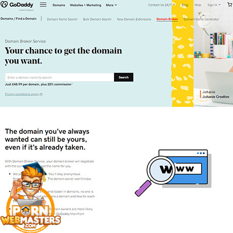 GoDaddy Domain Broker