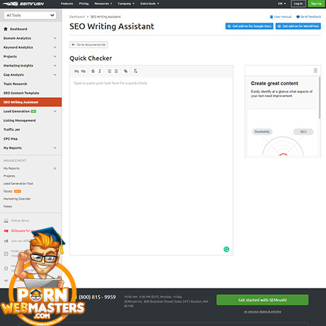 Semrush SEO Writing Assistant
