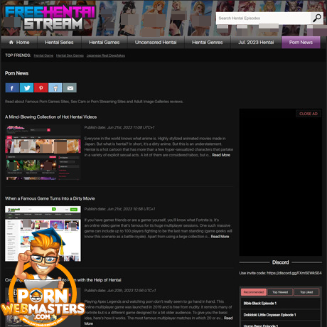FreeHentaiStream Porn News
