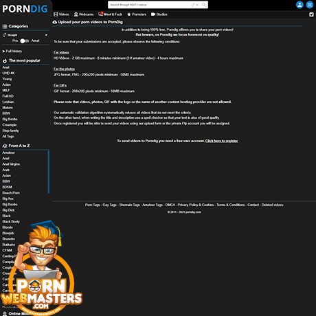 PornDig Porndig com Free Porn Tube Site Traffic 