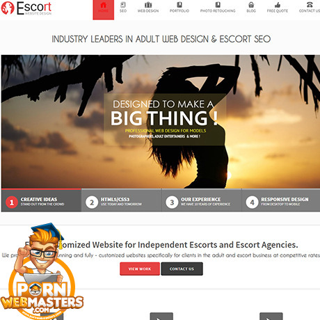 Escort Website Design