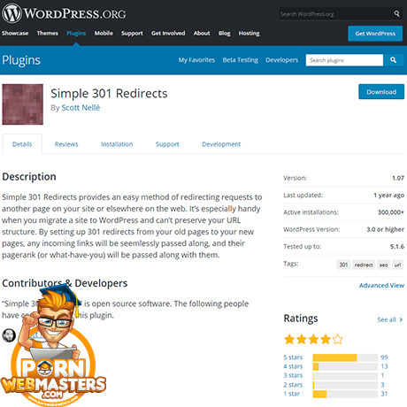 Simple 301 Redirects